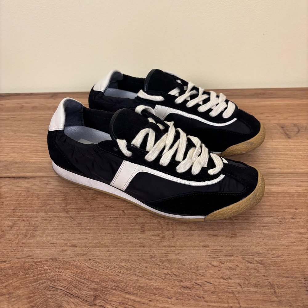 DOLCE VITA Sariya Sneakers In Black Nylon Women Size 6 Suedeβ Casual Comfort